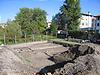 foro romano di Iulia Concordia, la porticus meridionale e parte del decumano a sud del foro