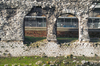 veduta delle mura dell'anfiteatro