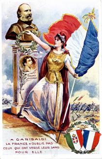 cartolina raffigurante Garibaldi