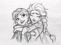 Frozen 2,    Jin Kim  Concept art  Disegno digitale su carta