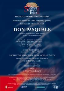 Stagione Lirica 2021. Don Pasquale di G. Donizetti
