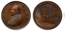 Medaglia per la ricostruzione della Basilica di San Paolo, 1861
