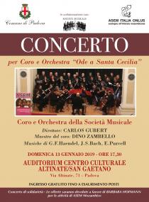 Ode a Santa Cecilia. Concerto per Coro e Orchestra