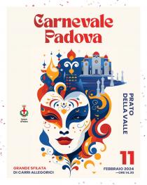 Carnevale Padova 2024. Sfilata di carri allegorici
