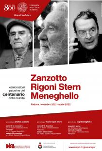 Giornate per Andrea Zanzotto, Mario Rigoni Stern e Luigi Meneghello
