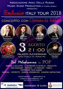 Exclusive Italy Tour 2018. Concerto con l'Opera di Mosca