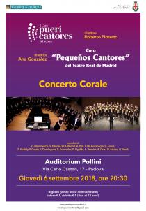 Cori Pueri Cantores e Pequeños Cantores. Concerto corale