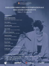 Concorso Lirico Internazionale "Iris Adami Corradetti" 2018. Concerto pubblico dei finalisti