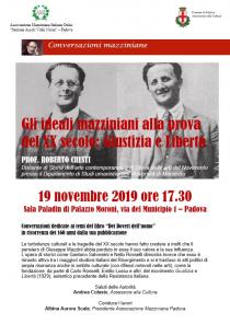 Locandina Conversazioni mazziniane 2019-11-19