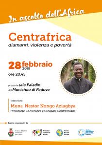 Centrafrica diamanti, violenza e povertà. Conferenza