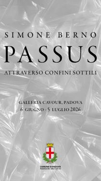 Locandina della mostra Passus di Simone Berno