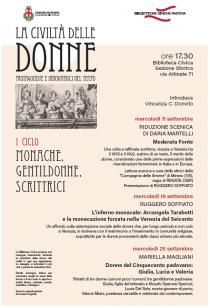 La civiltà delle donne. Protagoniste e innovatrici nel tempo. I ciclo: monache, gentildonne, scrittrici