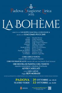 La Bohème di Giacomo Puccini. Stagione Lirica 2023