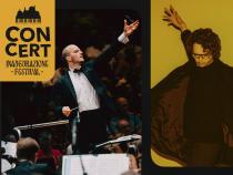 Il direttore d'orchestra Giuseppe Mengoli e il pianista Davide Scarabottolo Il direttore d'orchestra Giuseppe Mengoli e il pianista Davide Scarabottolo