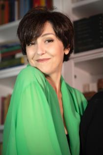 La scrittrice e attrice Rita Charbonnier