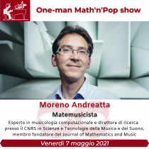 One-man Math’n’Pop show-Portello Segreto