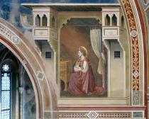affresco della Cappella degli Scrovegni con Maria annunciata