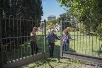 Aisha Ruggeri (Ati Giardini dell'Arena), Andrea Colasio (assessore alla Cultura del Comune di Padova), Francesca Veronese (direttore Musei Civici di Padova)