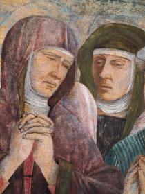 Jacopo da Montagnana, Deposizione nel sepolcro, particolare con le donne