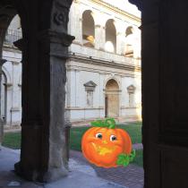 scorcio della Loggia con zucca