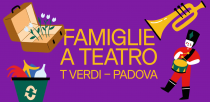 Locandina della rassegna Famiglie a teatro