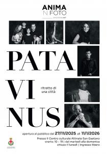 Manifesto della mostra fotografica Patavinus (Anima in foto)– La Città si Racconta