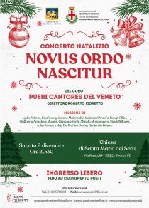 Novus Ordo Nascitur. Concerto del Coro Pueri Cantores del Veneto