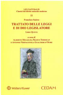 Copertina libro Francisco Suárez, Trattato delle leggi e di Dio legislatore, Libro V