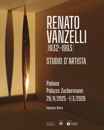 Manifesto della mostra Renato Vanzelli (1932 - 1993) Studio d'artista