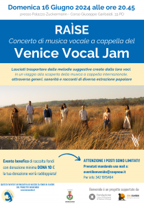 Raìse. Concerto di musica vocale a cappella del Venice Vocal Jam