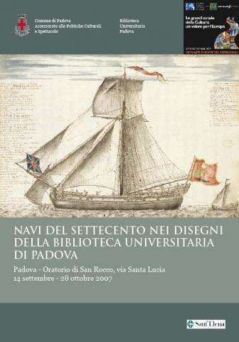 Navi del Settecento  nei disegni della biblioteca Universitaria di Padova