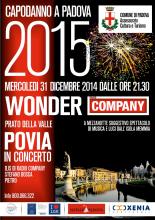 Capodanno in Prato della Valle 2015. Wonder company