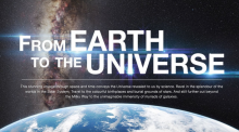 Novembre al Planetario. Ciclo di Eventi 2017-Dalla terra all'universo