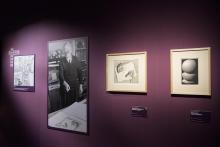 Una sala della mostra di M C Escher