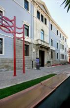 ingresso della Biblioteca Civica