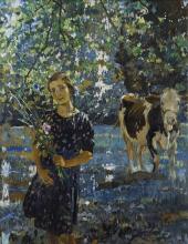 Ettore Tito,Tra le foglie