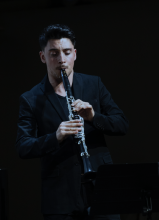 Il clarinettista Giona Pasquetto