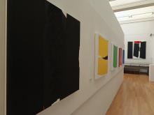L'allestimento della mostra Pope. Nel colore, il gesto a Palazzo Zuckermann di Padova