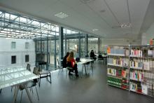 La sala di lettura della Biblioteca civica di Padova