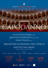 Manifesto del concerto di Capodanno al Teatro Verdi di Padova Manifesto del concerto di Capodanno al Teatro Verdi di Padova