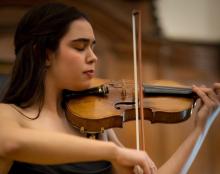 La violinista Lucilla Rose Mariotti