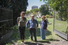 Aisha Ruggero (Ati Giardini dell'Arena), Andrea Colasio (assessore alla Cultura del Comune di Padova), Francesca Veronese (direttore Musei Civici di Padova)