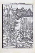 Battle of Agnadello, xylography, 1521